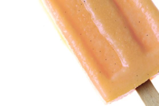 Peach-Vanilla Cream Pops