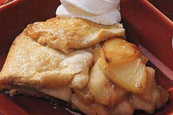 Pear and Apple Crostata with Five-Spice Whipped Cream