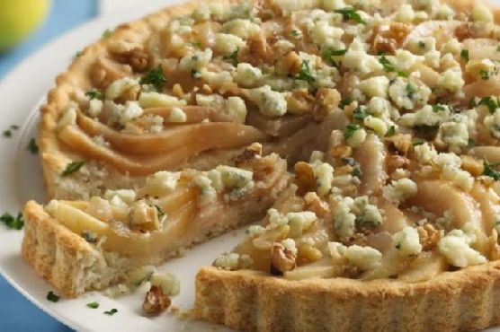 Pear and Blue Cheese Tart