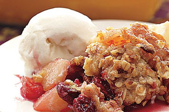 Pear-Apple-Cranberry Crisp