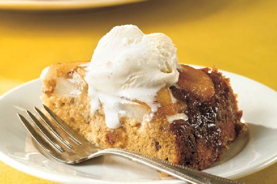 Pear-Date Upside-Down Cake