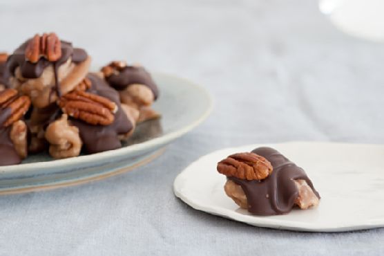 Pecan and Chocolate Pralines