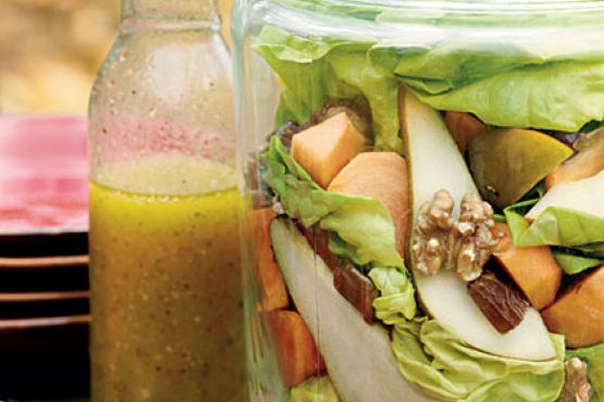 Persimmon-Pear Salad