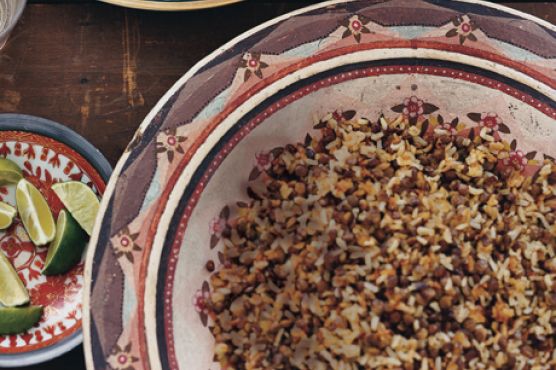 Peruvian Rice and Lentils (Tacu Tacu)