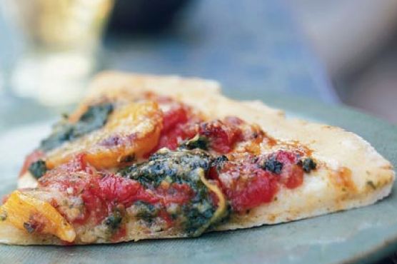 Pesto Pizza with Butternut Squash