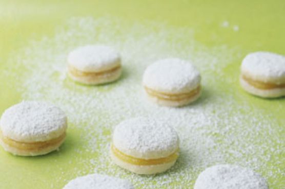 Petite Lemon Curd Cookies