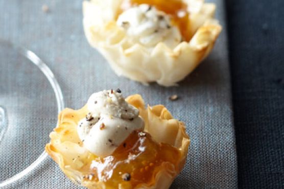 Phyllo Shells + Fig Jam