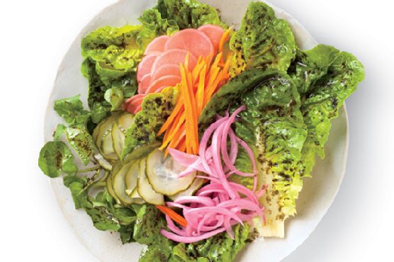 Pickled Vegetable Salad with Nori Vinaigrette