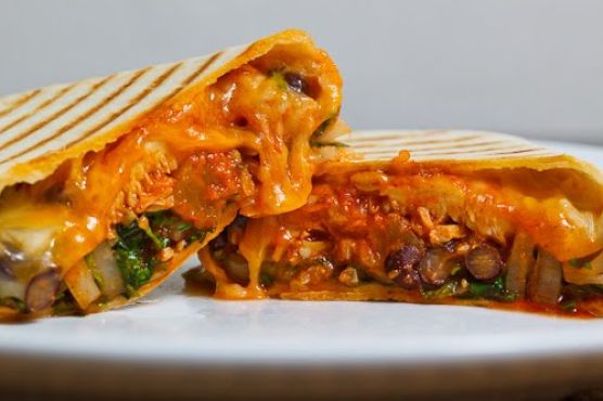 Pineapple Dak Bulgogi Burrito (Korean Spicy Pineapple BBQ Chicken Burrito)