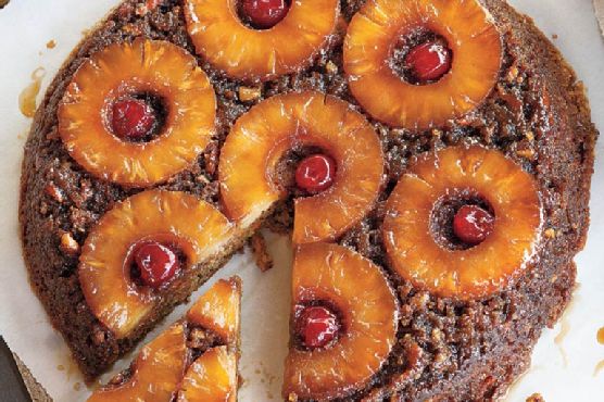 Pineapple Upside-Down Carrot Cake
