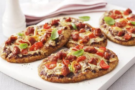 Pitta pizzas