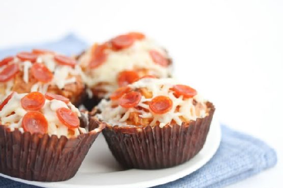 Pizza cupcakes