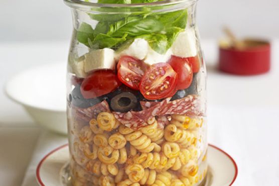 Pizza pasta salad