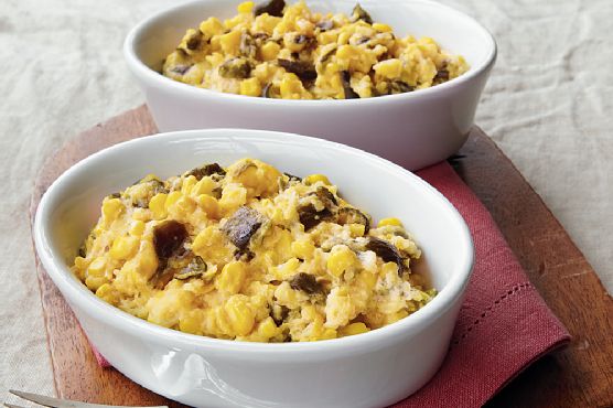 Poblano Corn Pudding