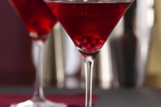 Pomegranate-Ginger Prosecco Cocktails