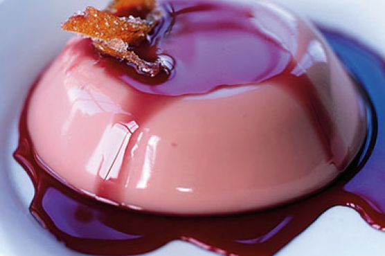 Pomegranate Panna Cotta