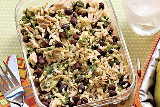 Pork-and-Black Bean Power Lunch