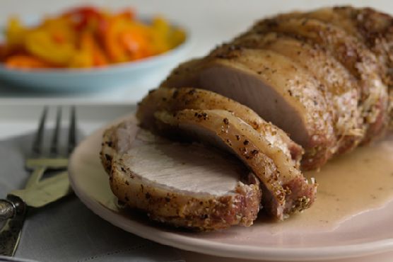 Pork Loin Roast with Fennel-Garlic Rub