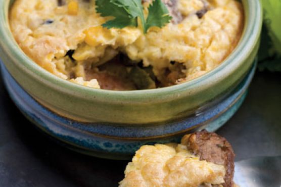 Pork Pot Pies With Corn Pudding Crust