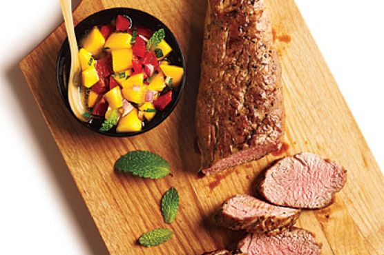Pork Tenderloin with Mango Salsa