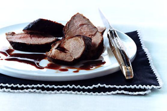 Pork Tenderloin with Pomegranate Sauce