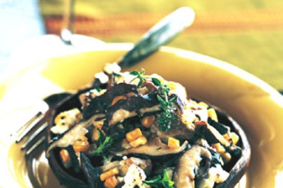 Portobellos Stuffed with Corn and Mushrooms