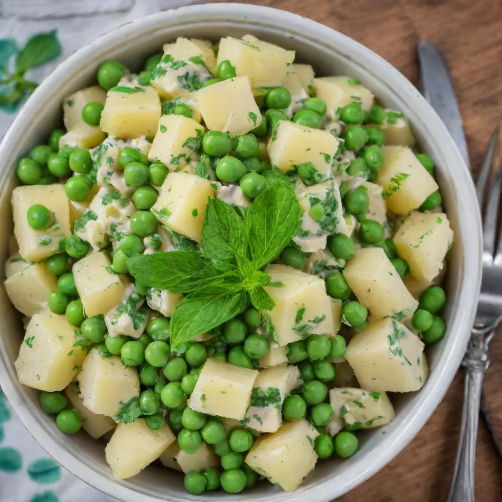 Potato Salad with Peas and Mint