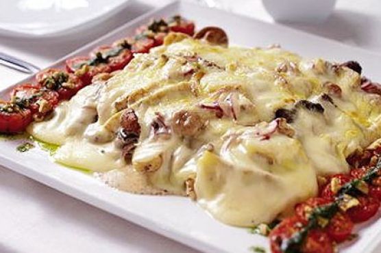 Potato & wild mushroom melt