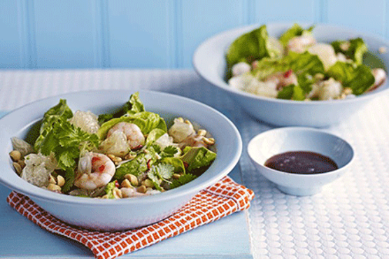 Prawn & pomelo salad