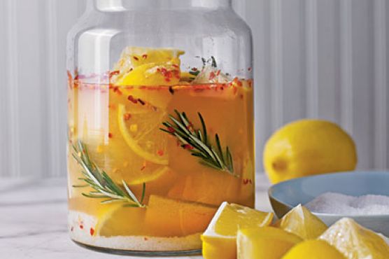 Preserved Lemons with Rosemary