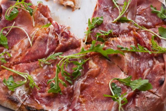 Prosciutto and Arugula Pizza