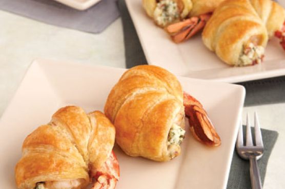 Puff Pastry-Wrapped Jumbo Shrimp