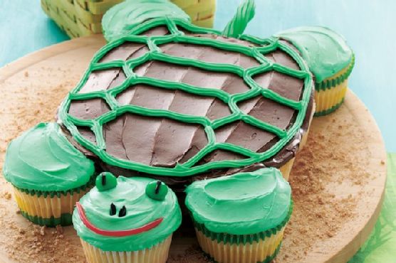 Pull-Apart Turtle Cupcakes