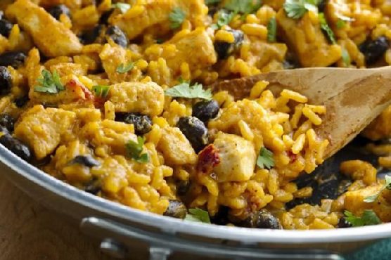 Pumpkin and Black Bean Cheesy Enchilada Skillet