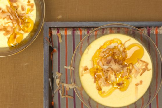 Pumpkin Coconut Panna Cottas