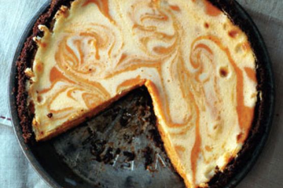 Pumpkin Ginger Cheesecake Pie