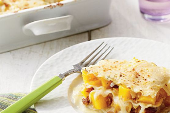 Pumpkin-Pecan Lasagna