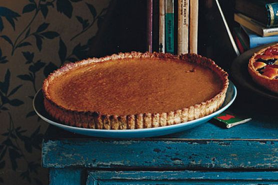 Pumpkin Tart with Anise-Seed Crust