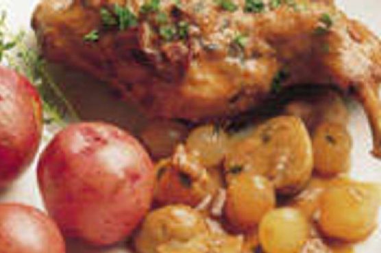 Rabbit Stewed in Stout