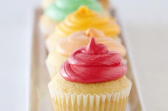 Rainbow of Cupcakes