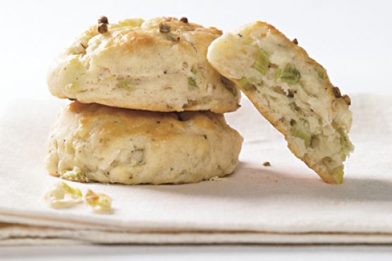 Ramp and Buttermilk Biscuits with Cracked Coriander