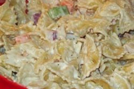 Ranch, Bacon, and Parmesan Pasta Salad