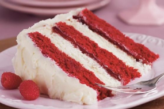 Raspberries and Cream Layer Cake