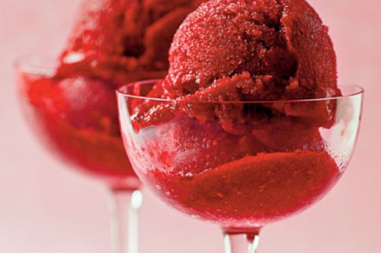 Raspberry-Ginger Sorbet