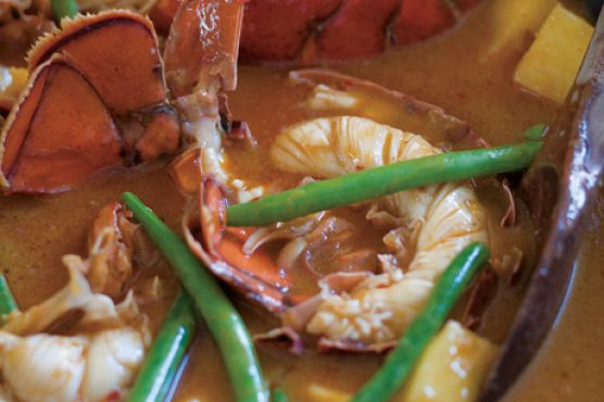 Red Curry of Lobster and Pineapple