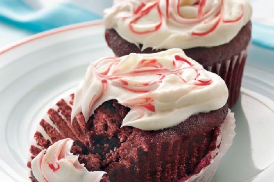 Red Velvet Cupcakes with Cream Cheese Frosting