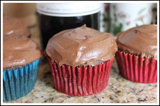 Red Wine Chocolate Cupcakes