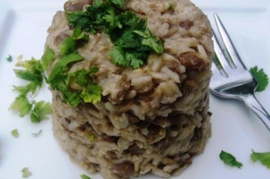 Rice with Coconut and Lentils (Arroz con Coco y Lentejas)