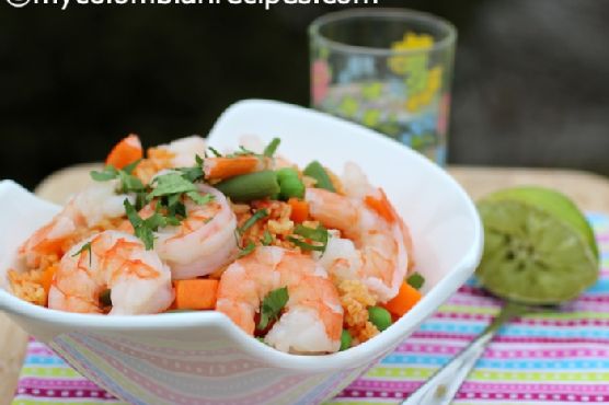 Rice with Shrimp (Arroz con Camarones)