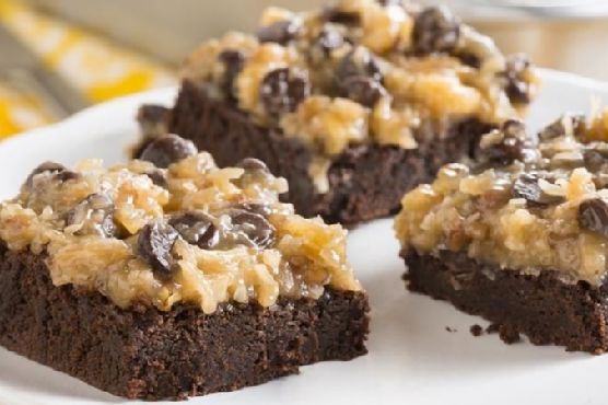 Rich German Chocolate Brownies